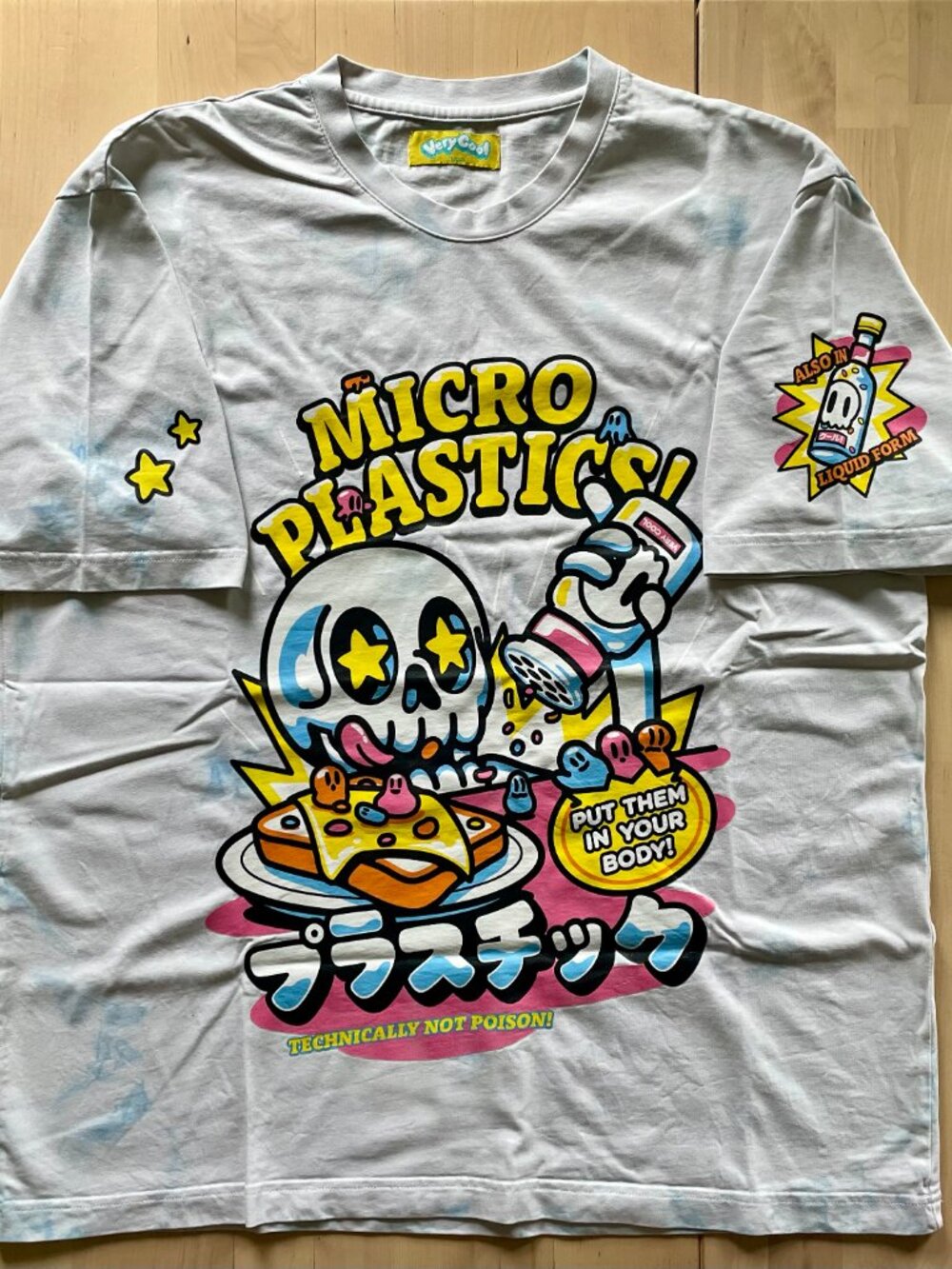 Cool Shirtz Very Cool Micro Plastics Graphic T-Shirt size Medium Cold Ones - Picture 4 of 8
